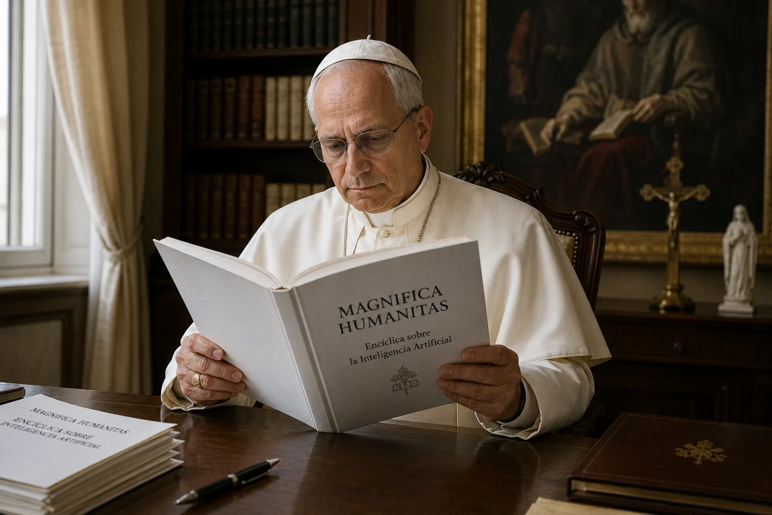El Papa Publicó 42.300 Palabras Sobre IA